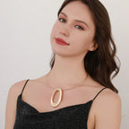 Solitaire Pendant Necklace in Gold Over Sterling Silver