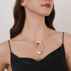 Solitaire Pendant Necklace in 14K Gold Over Sterling Silver