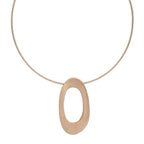 Solitaire Pendant Necklace in 14K Gold Over Sterling Silver