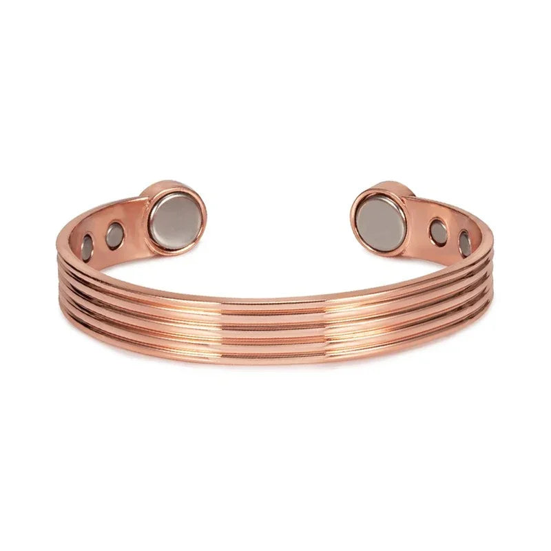 Elegant Copper Bracelet – Magnetic Therapy Healing Gift for Mom