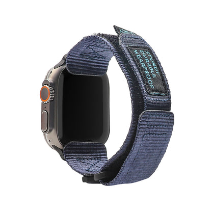 Rugged Velcro Nylon Sport Apple Watch Starp for iwatch Series 8/7/6/5/4 SE for Men【2pack】 - CIVIBUY