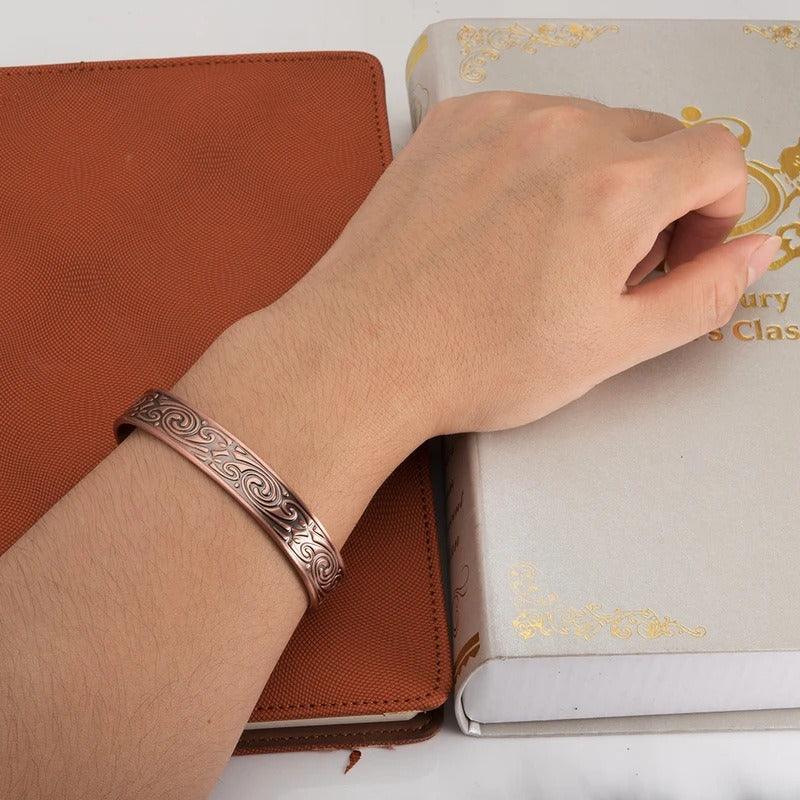 Stylish Copper Bracelet  Magnetic Therapy & Meaningful Gift