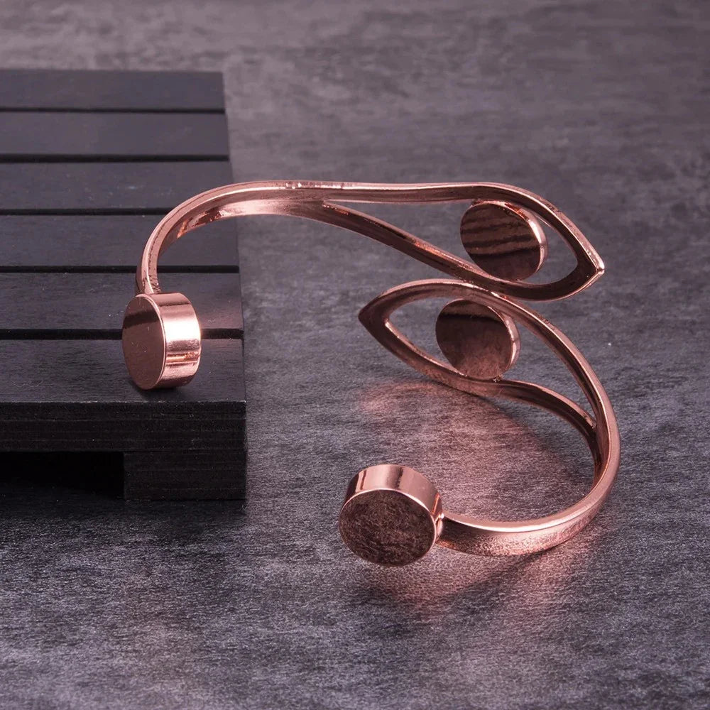 Elegant Healing Copper Bracelet – Magnetic Therapy Gift for Mother’s Day