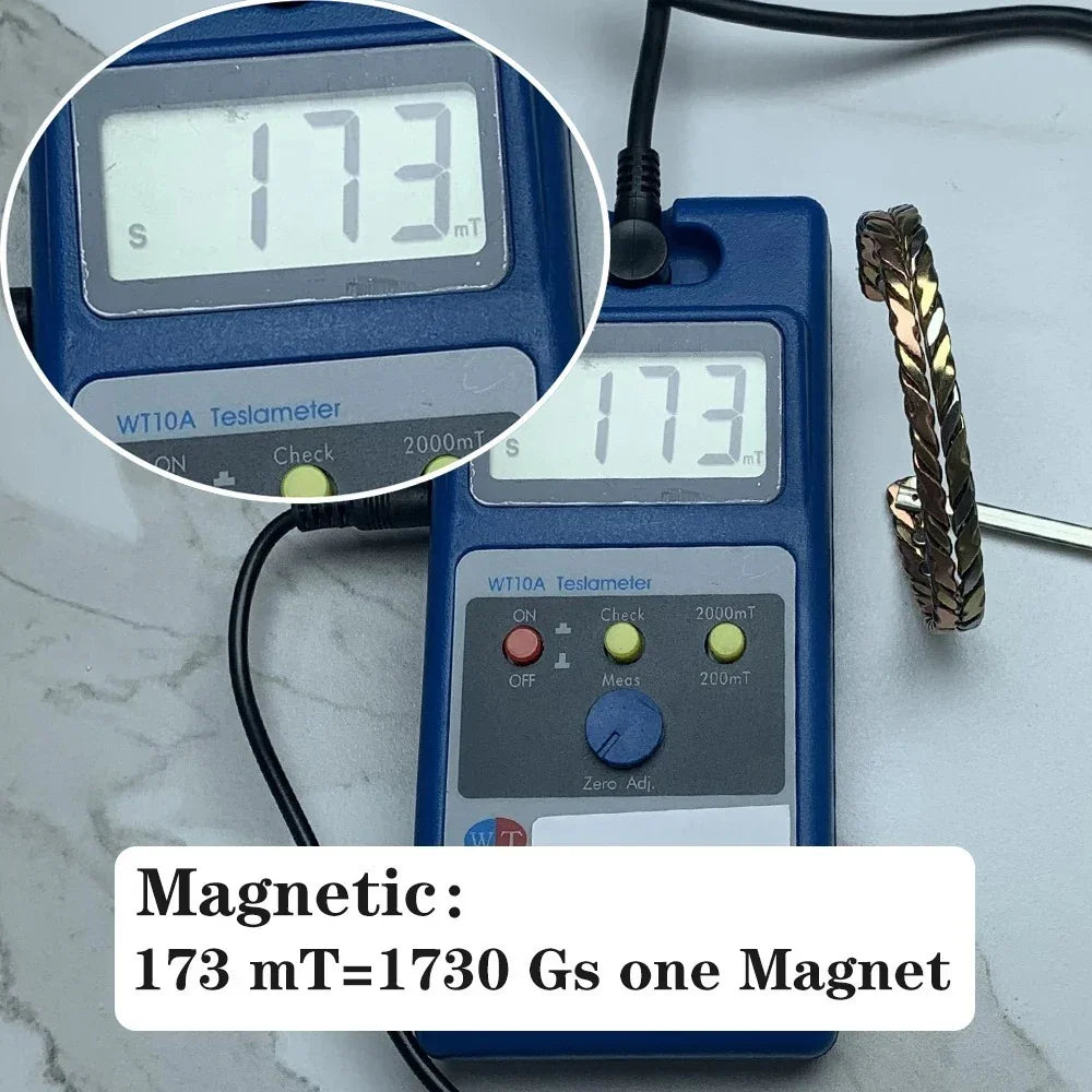 Magnetic Copper Bracelet Norse Healing & Stylish Arm Ring For Unisex