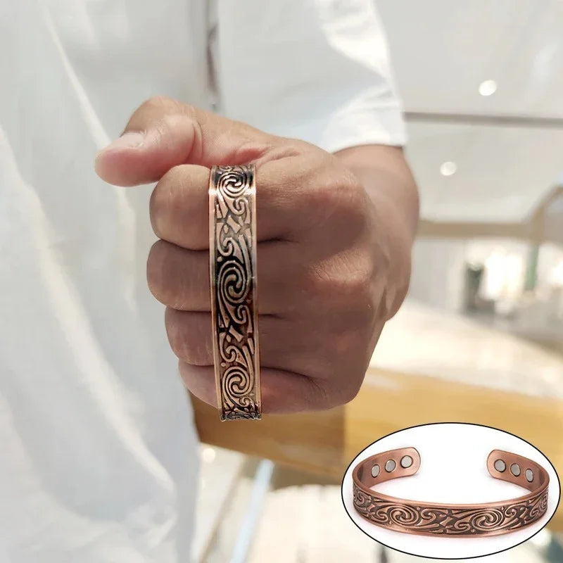 Stylish Copper Bracelet  Magnetic Therapy & Meaningful Gift