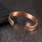 Magnetic Viking Cuff: Nordic Stamped Design Wellness For Unisex