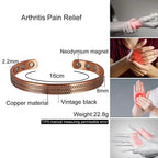 Elegant Copper Bracelet Magnetic Therapy Gift for Parents