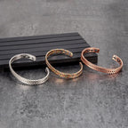 Copper Magnetic Bracelet Cuff: Curb Chain For Men & Women