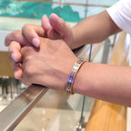 Copper Viking Bracelet: Stamped Pattern & Magnetic Benefits