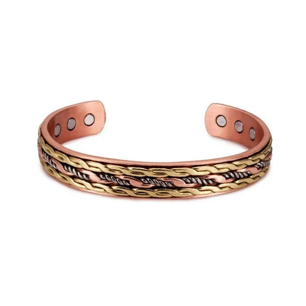 Stylish Copper Bracelet Magnetic Therapy & Wellness