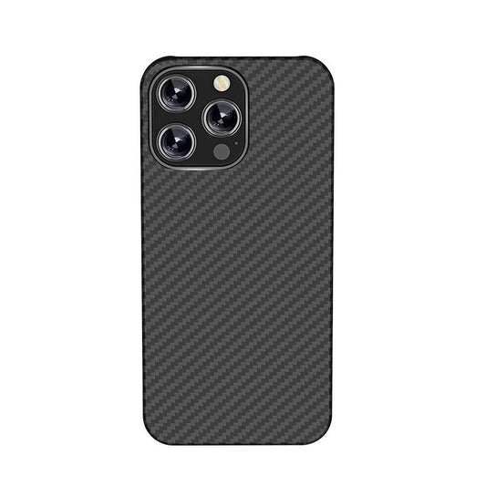 iPhone15 Pro Max case Pure Carbon Fiber camera Thin Aramid fiber phone Cover