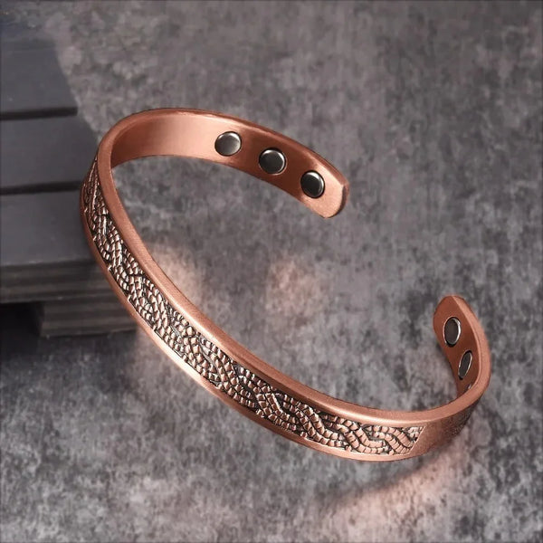Premium Copper Bracelet Magnetic Therapy & Unisex Design