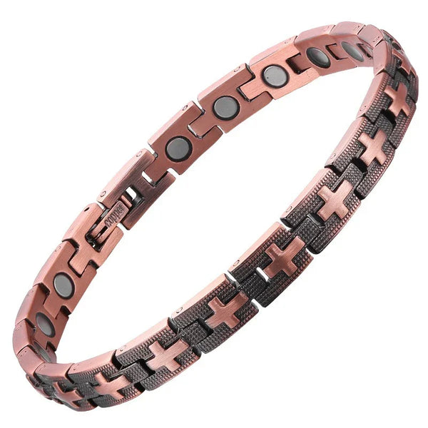 Elegant Copper Bracelet Magnetic Therapy Healing Gift for Mom
