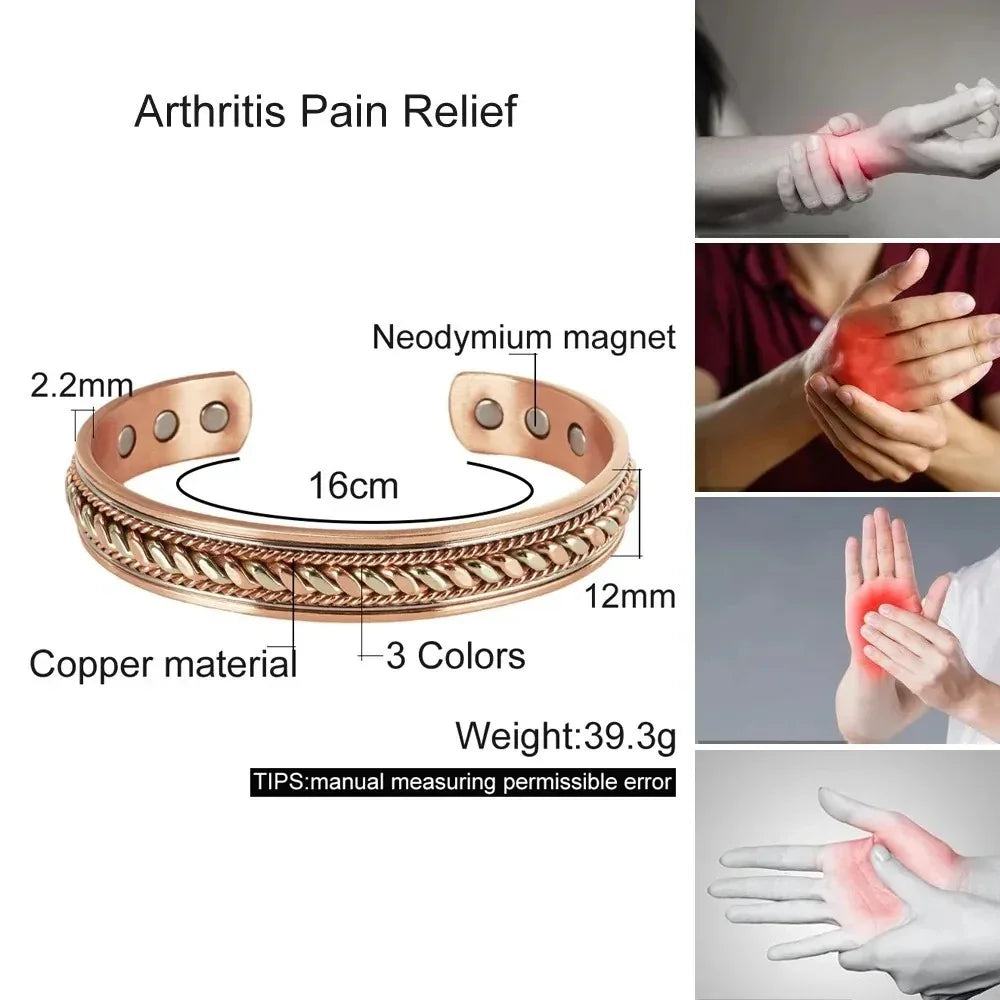 Magnetic Viking Cuff: Nordic Stamped Design Wellness For Unisex