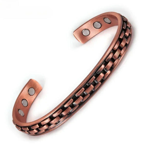 Magnetic Therapy Copper Bracelet – Elegant Jewelry Gift for Mom
