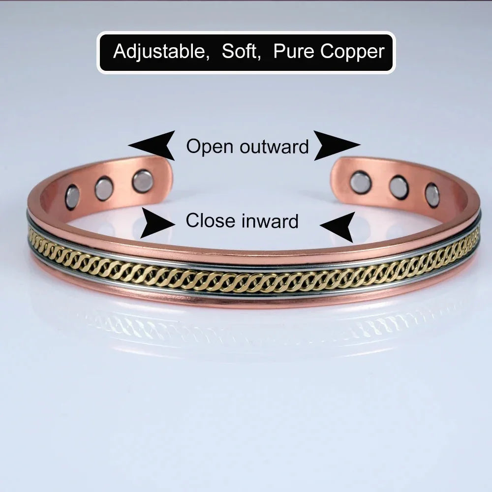 Best Magnetic Copper Bracelet – Stylish & Healing Gift for Mother