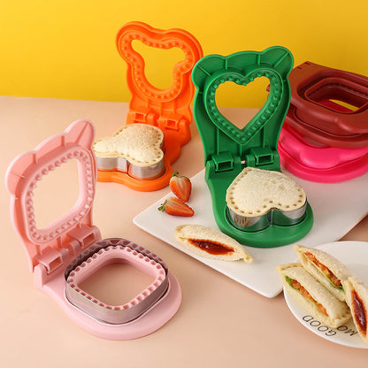 Sandwich Cutter and Sealer Bread Pancake Maker Cookie Cutter Set