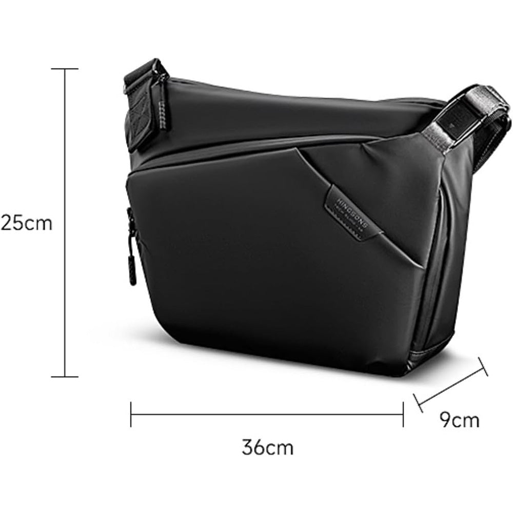 13-Inch Waterproof Men’s Messenger Bag – Single Shoulder Chest Bag, Large Crossbody Bag for iPad Pro 12.9