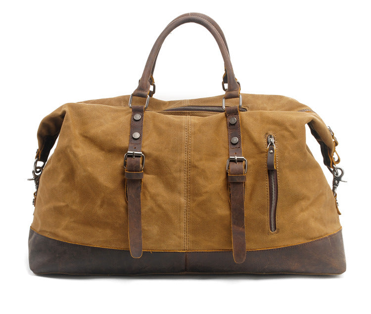 Personalized Waxed Canvas Duffel Bag  Large Weekender & Travel Gift