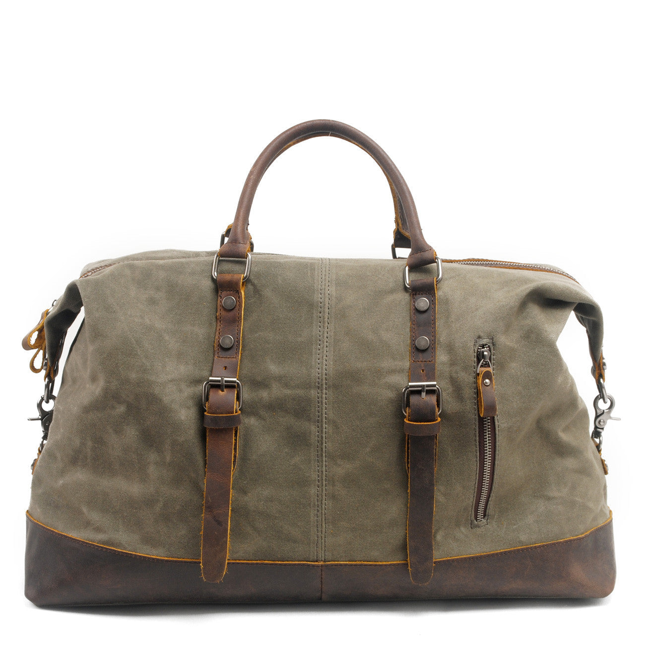 Personalized Waxed Canvas Duffel Bag  Large Weekender & Travel Gift