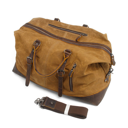 Personalized Waxed Canvas Duffel Bag  Large Weekender & Travel Gift