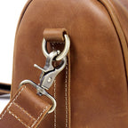 本革メンズバケットバッグラウンドサークルバッグウィークエンダーオーバーナイトバッグ