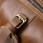 本革メンズバケットバッグラウンドサークルバッグウィークエンダーオーバーナイトバッグ