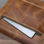 本革ラップトップバッグ ワークバッグ レザートラベルメッセンジャー メンズ