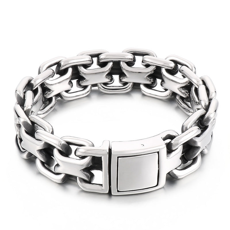 stainless steel bracelet for men roma style bracelet K-8 - CIVIBUY
