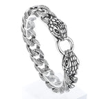 stainless steel bracelet for men snake style bracelet K-6 - CIVIBUY