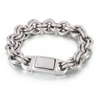simple Roma Bracelets For Men Steel Viking Link Chain - CIVIBUY