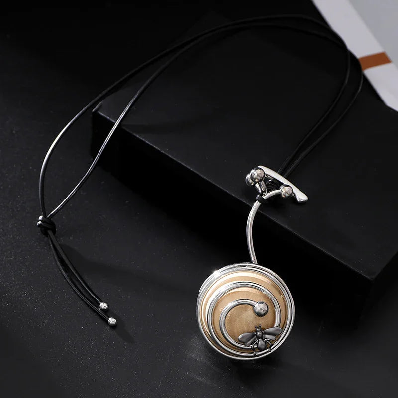 Silver Pendant Necklace statement necklaces for women - CIVIBUY