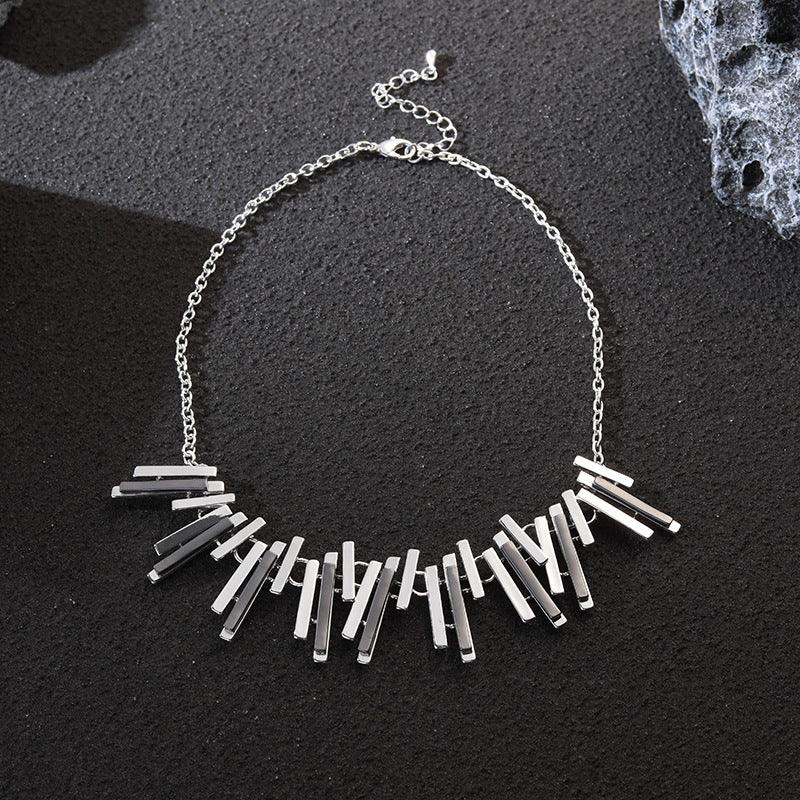 Vintage Modernist Mexican Sterling Necklace - CIVIBUY