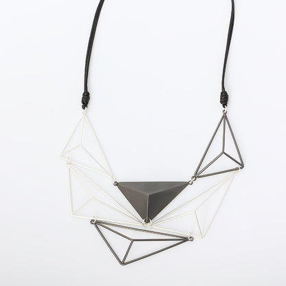 3D Triangular Collar Necklace - CIVIBUY