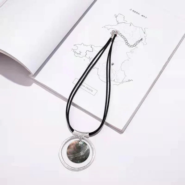 Rotilla Statement Circle Collar Necklace chunky necklace