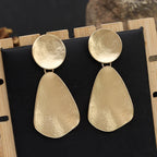 Wave Brushed Texture Earrings - CIVIBUY