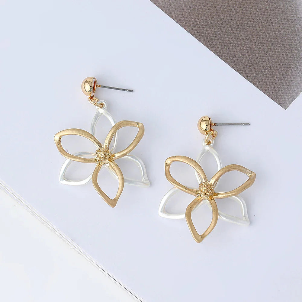 Large Flower Earring For Women - CIVIBUY