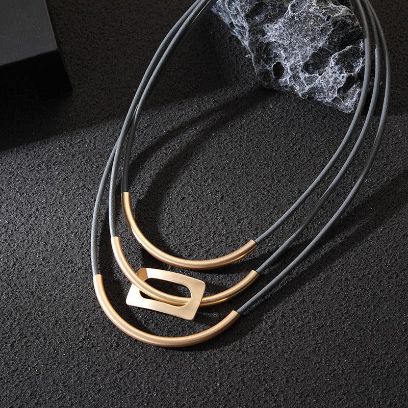 Strand Rope with Gold Color Necklace for women - CIVIBUY