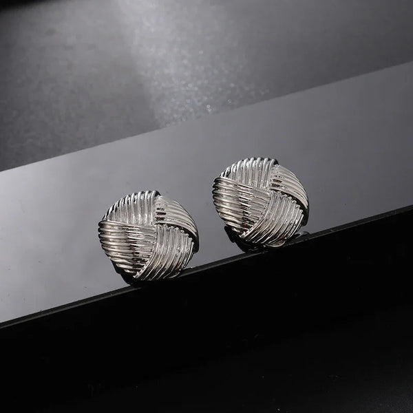 Vintage geïnspireerde oorbellen Glass and Crystal Bead Cross Gold Tone oorbellen voor moeder 【groothandel】