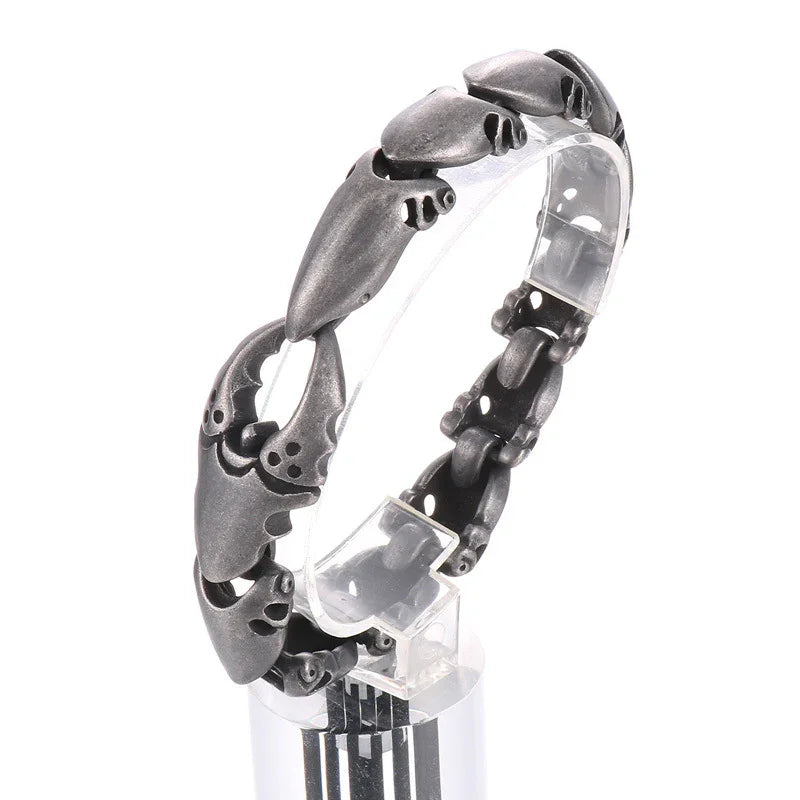 stainless steel Bracelets For Men crab bracelet - CIVIBUY