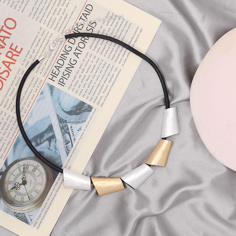 Copy of Large diamond Plated Pendant Beads Necklace - CIVIBUY