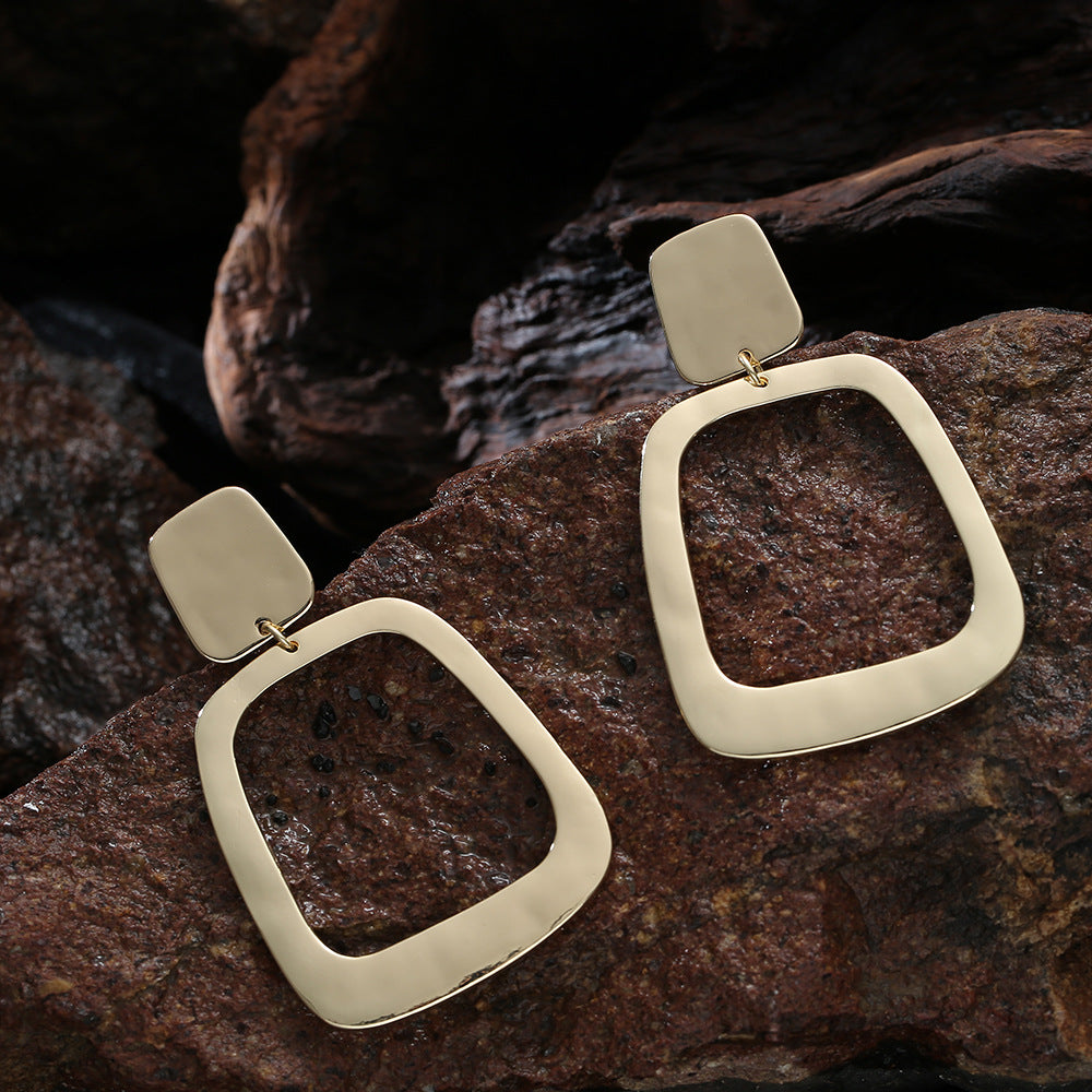 Metal Clip On Earrings Women Gold Clip Earrings For Women - CIVIBUY