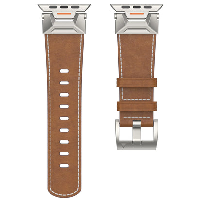Genuine Leather Strap for Apple Watch Band Series 9 8 7 6 - CIVIBUY