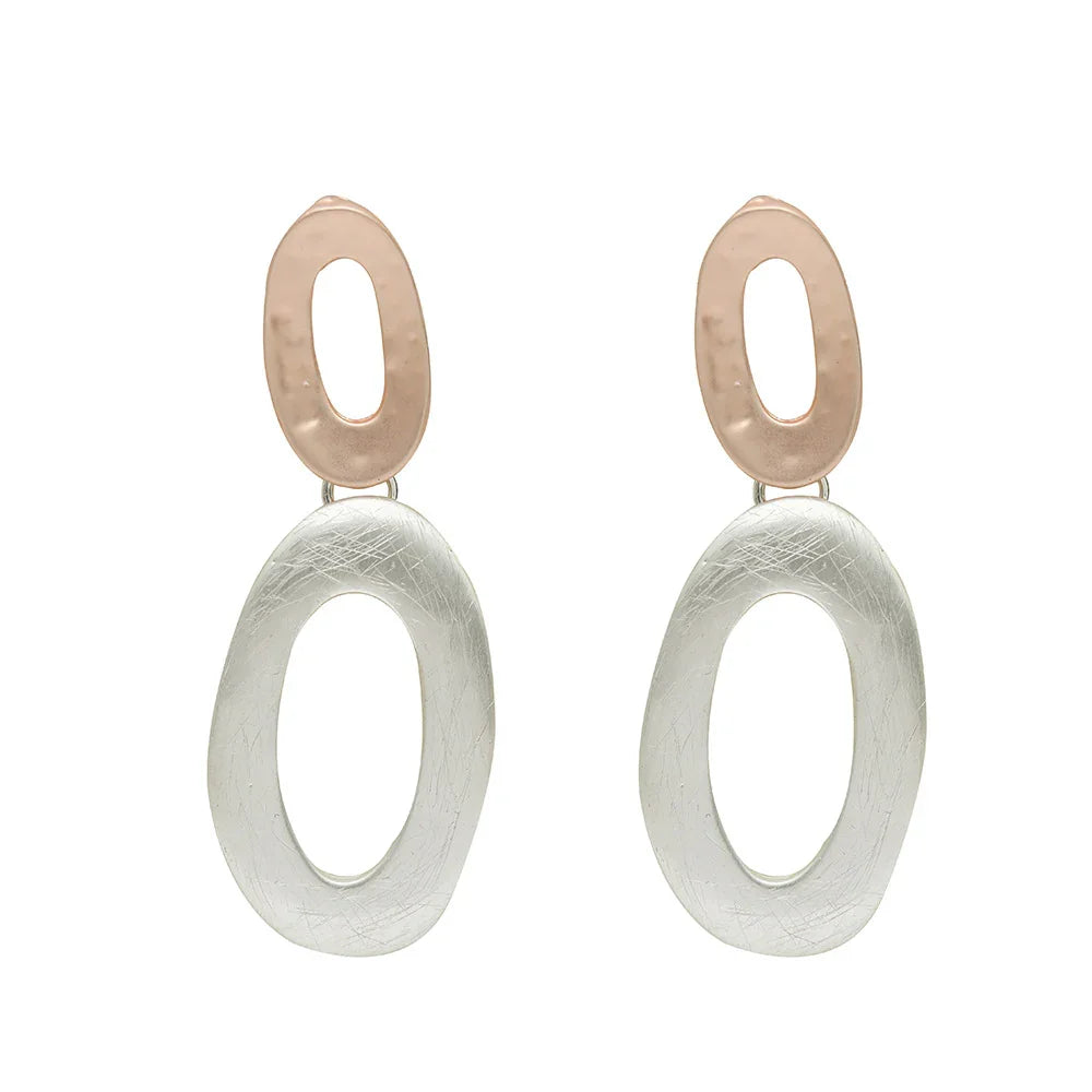 Vintage Clip Drop Earrings for Women Clip on Earrings Statement Earrings Gift for Mom - CIVIBUY