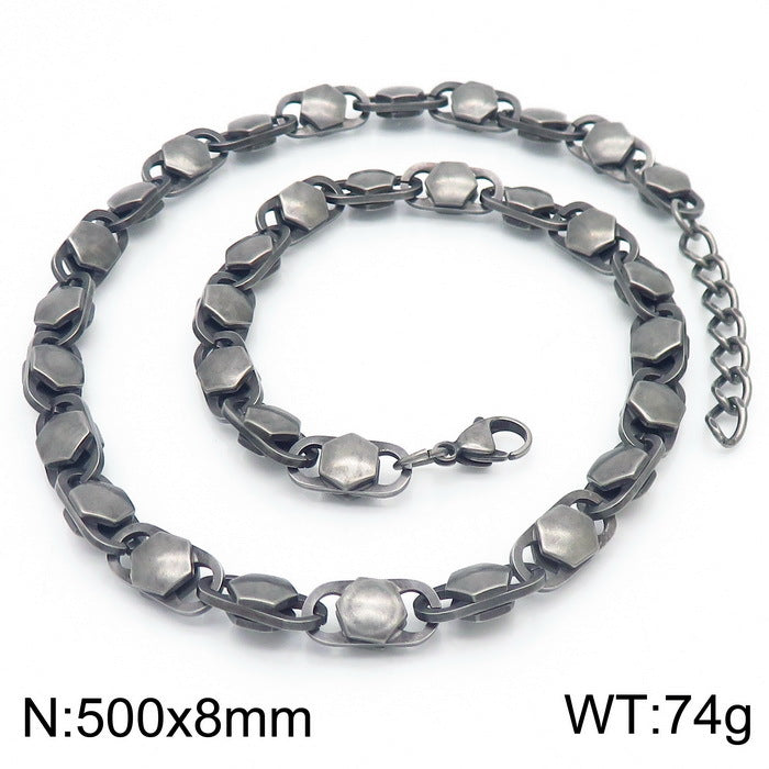 Necklace Layering Silver Necklaces Rope Chain Necklace and Love – CIVIBUY