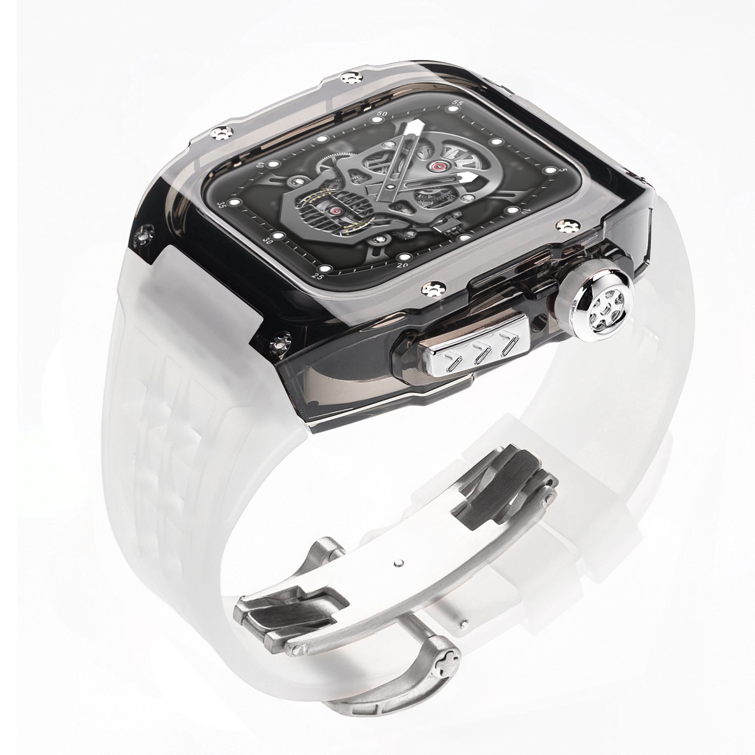 Black Transparent protective case for apple watch Ultra 2【 49mm】 - CIVIBUY
