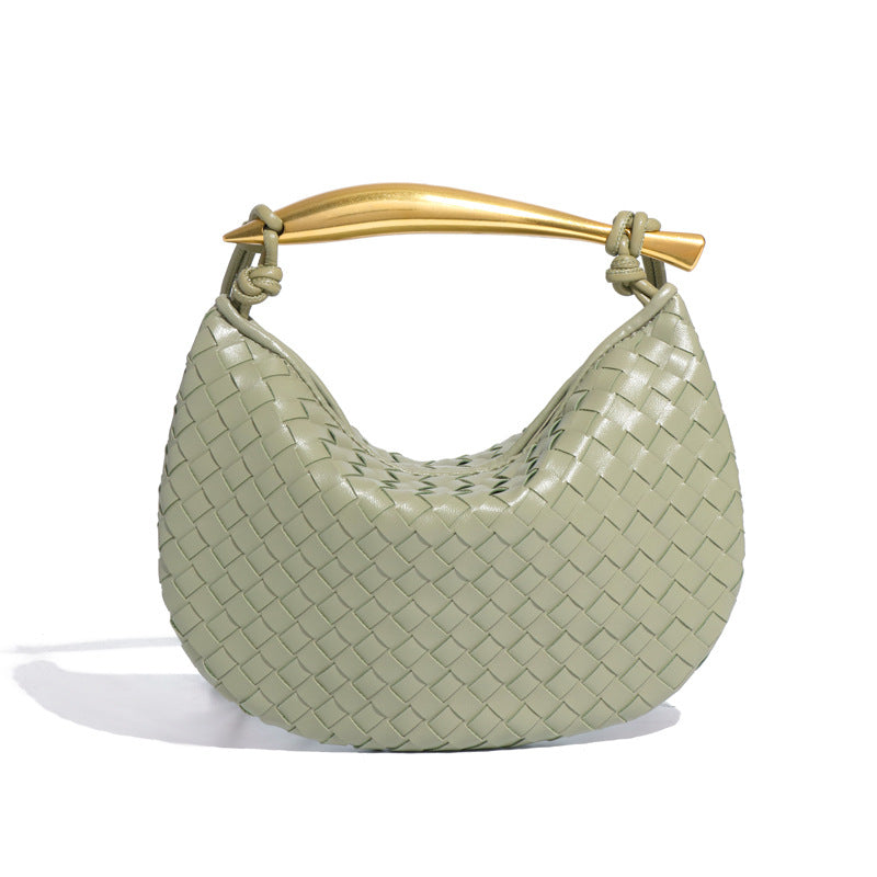 Sardine Intrecciato weave Top Handle Women Shoulder Bag - CIVIBUY