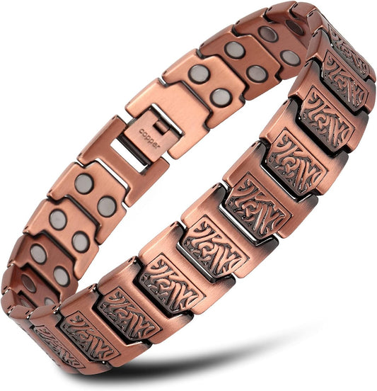 Copper Bracelet for Men Power Magnetic Bracelets - Dad Golf Bracelet
