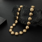 Chunky Big Gold Bead Choker Necklaces for Women Gifts Jewelry