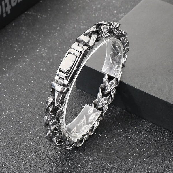Men's Stainless Steel Bracelets Curb Link Styles